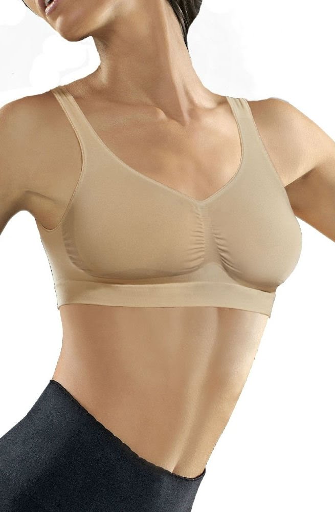 Control Body 110621 Medium Compression Push Up Bra Skin Beige