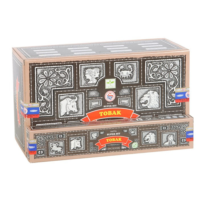12 Packs of Superhit Tobak Incense Sticks by Satya