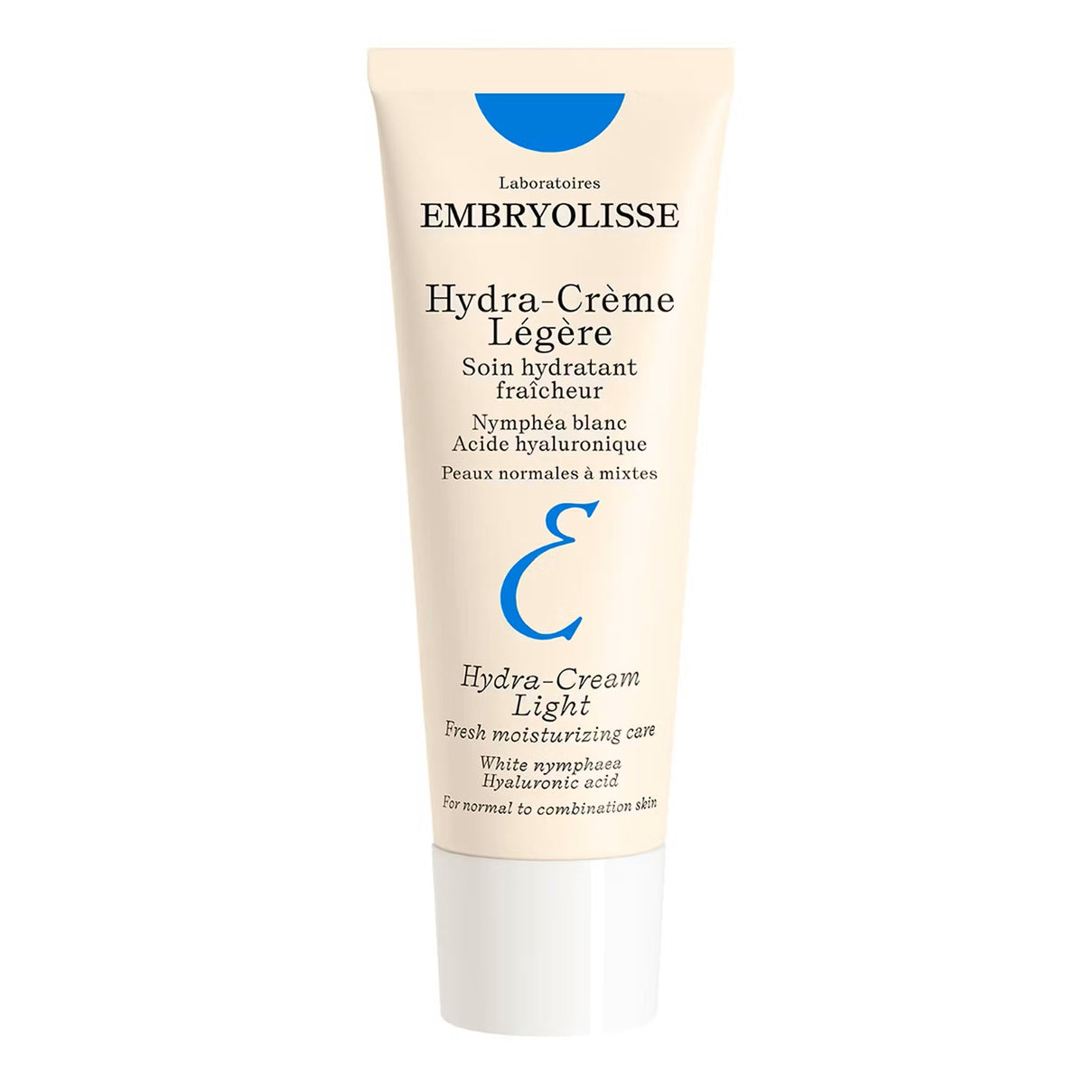 Embryolisse Hydra Light Cream 40ml with White Nymphaea and Hyaluronic Acid