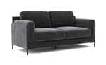 Almera 2 Seater Sofa Dark Blue 3 Seater - Dark Grey