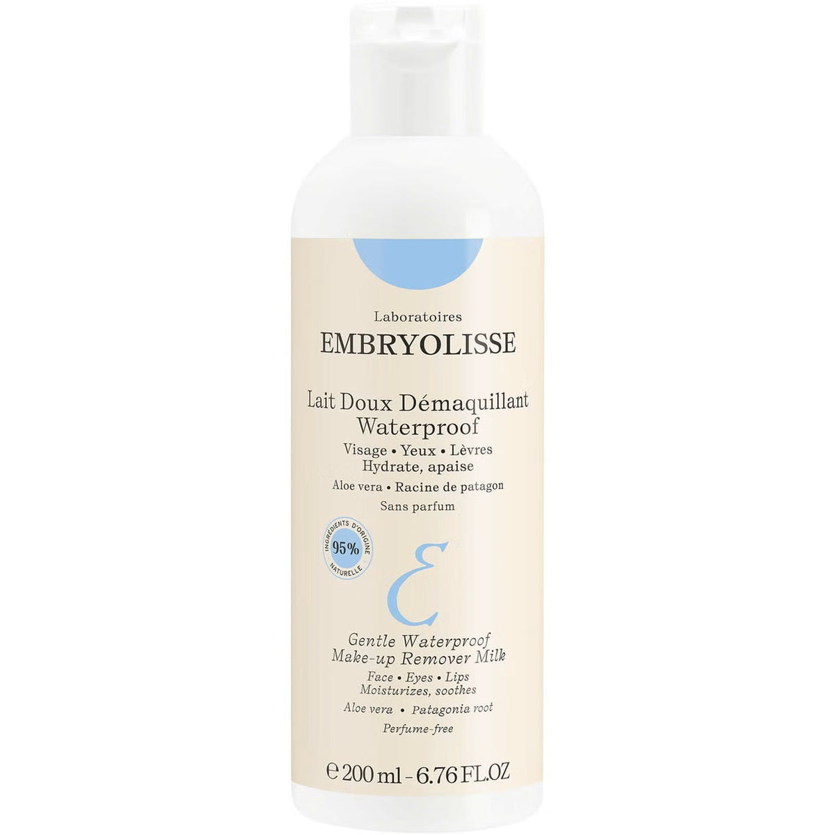 Embryolisse Gentle Waterproof Make Up Remover Milk 200ml