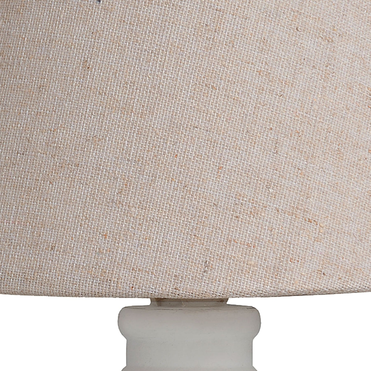 Cyrene White Wood Table Lamp