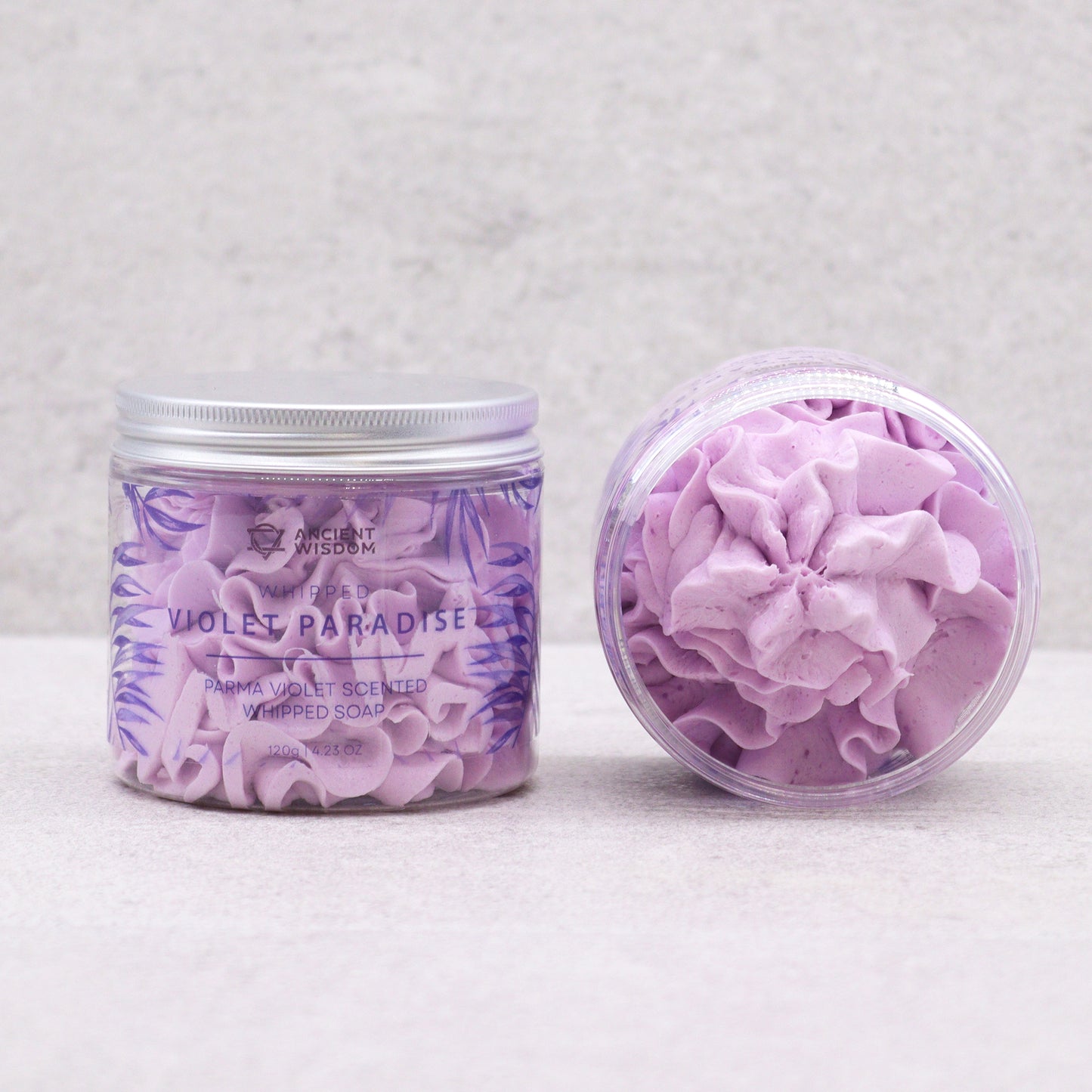 Parma Violet Whipped Cream Soap 120g - ScentiMelti Wax Melts