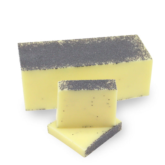 Lemon Poppy Soap Bar - Approx 100g - ScentiMelti Wax Melts