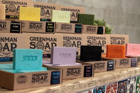 Night Time Greenman Soap Slice 100g