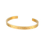 18K Gold Plated Star Cuff Bangle Bracelets B0276