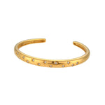 18K Gold Plated Star Cuff Bangle Bracelets B0278 Crystal