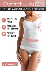 Control Body 211475 Shaping Camisole Bianco White