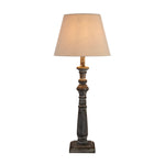 Incia Rustic Column Table Lamp