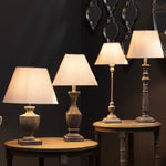 Incia Rustic Column Table Lamp