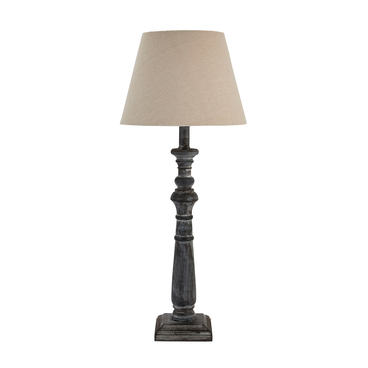 Incia Rustic Column Table Lamp