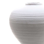 Regola Matt White Ceramic Stone Vase Large