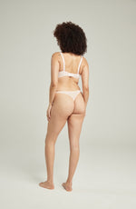 Nudea The Sheer Deco Barely There Thong Blush Pink