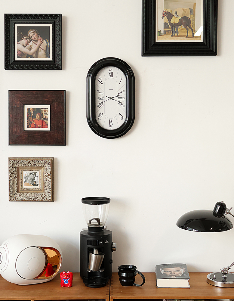 Arjun Clock Wall Living Room, Oval