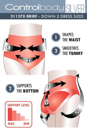 Control Body 311370 High Waist Shaping Brief Skin Beige