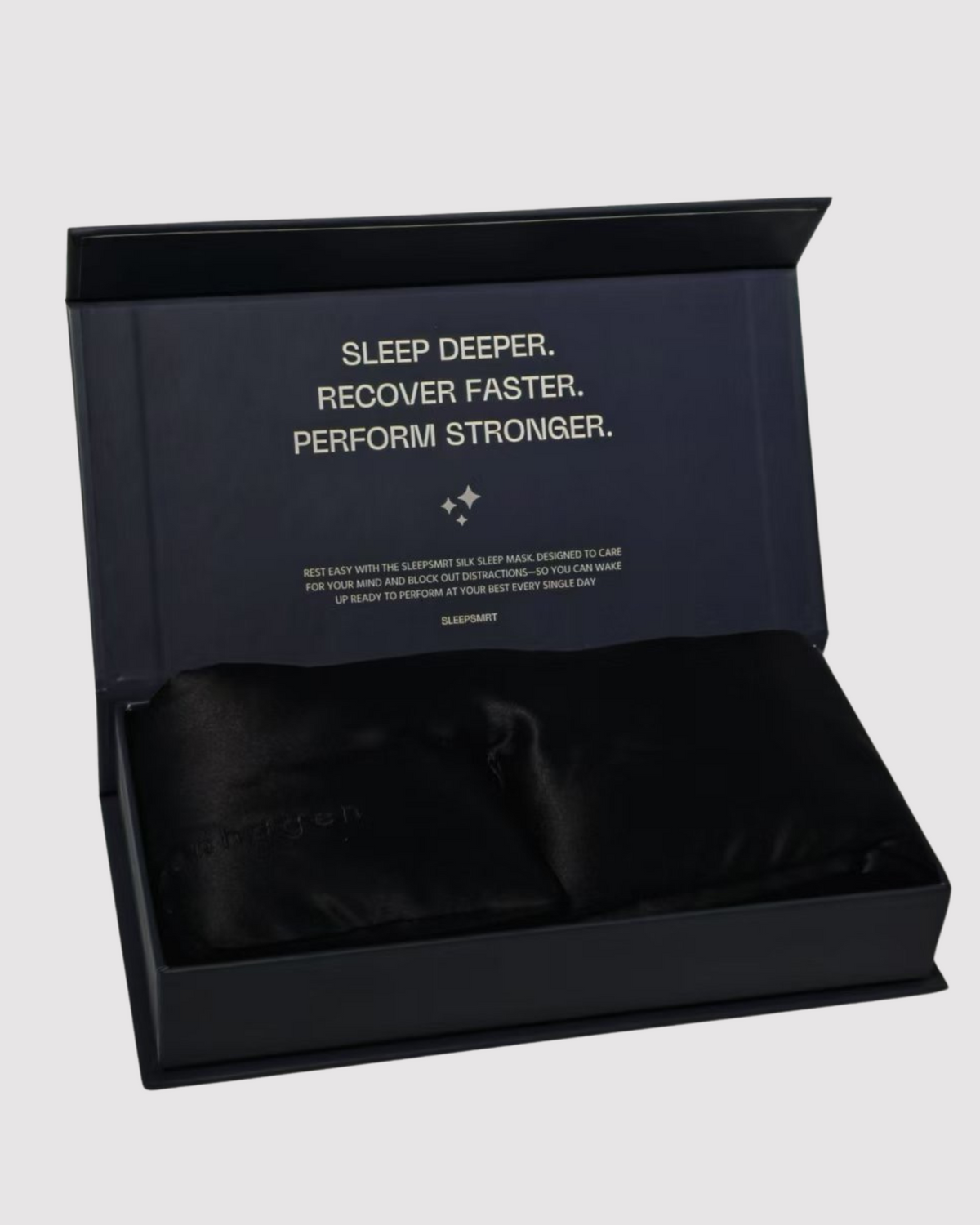 Blackout Silk Sleep Mask - 100% Pure Silk Ultra Soft Adjustable Strap for Deep Sleep & Total Comfort