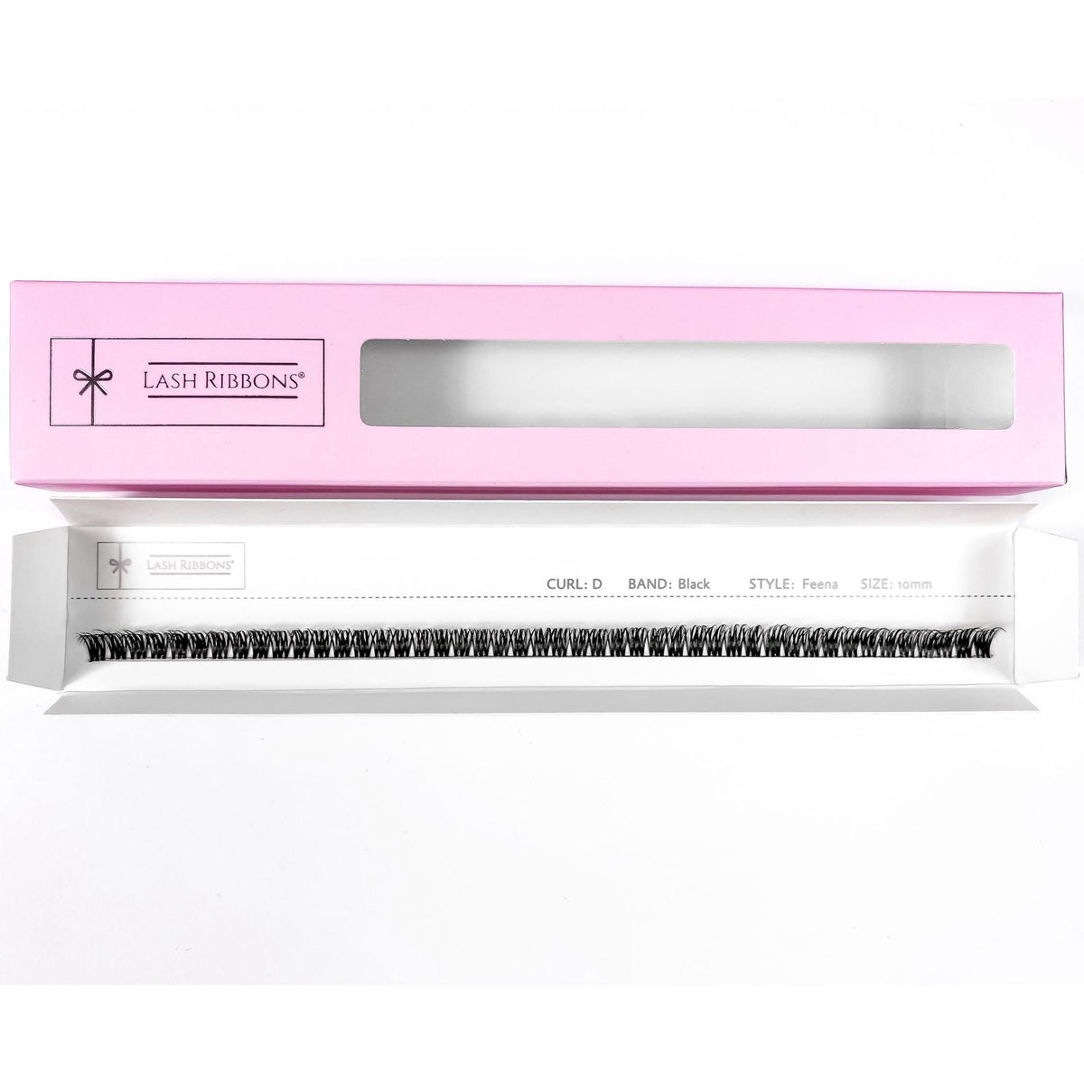 3D 'C' Curl Black / Brown Lash Ribbons® Starter Kit (With Clear Lash Bond)