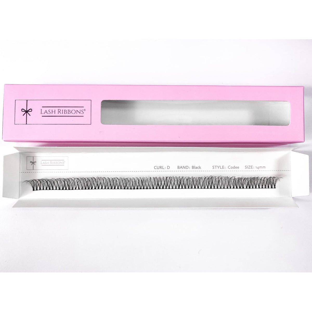 3D 'D' Curl Black Lash Ribbons® Starter Kit (With Ultimate Bond) Codee 14mm