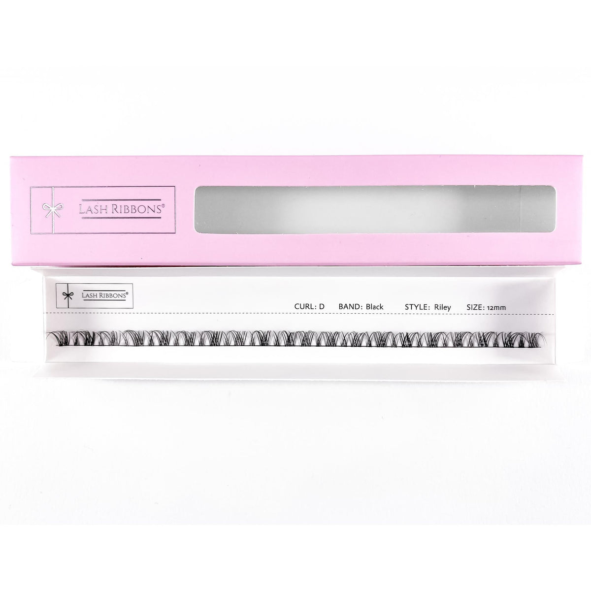 3D 'D' Curl Black Lash Ribbons® Starter Kit (With Ultimate Bond) Riley 12mm