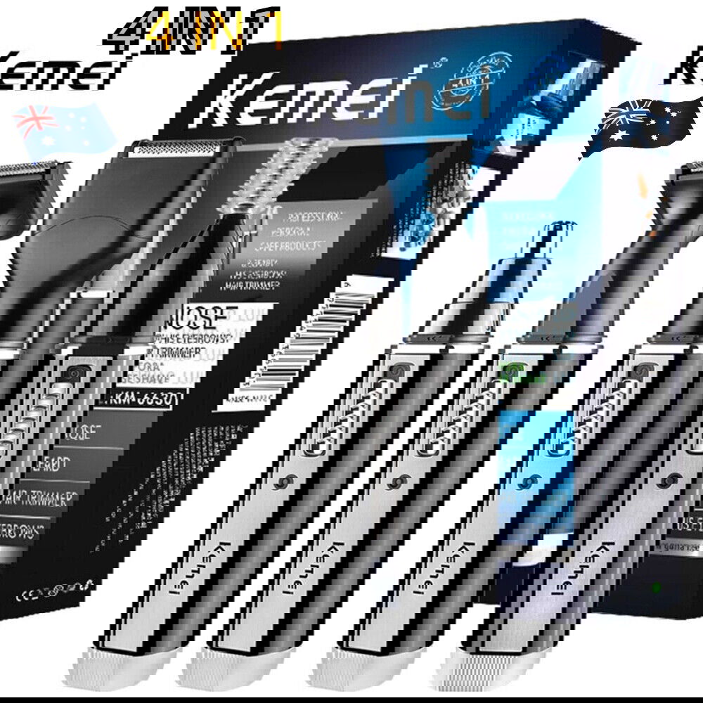 4-in-1 Rechargeable Hair Beard Eyebrow Ear Nose Shaver Trimmer Electric Kits