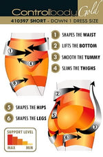 Control Body 410597 Shaping Shorts Nero Black