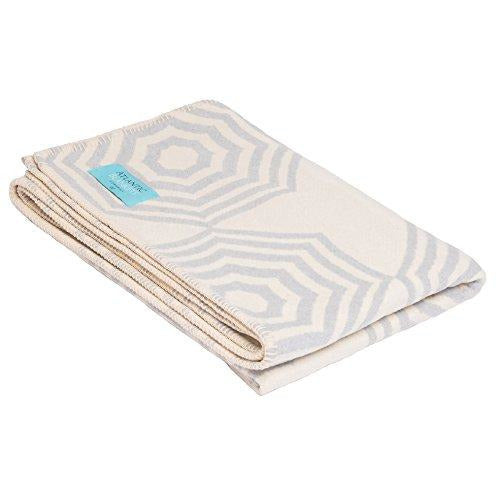 Atlantic Blankets Grey Parasol Single Size Throw Bed Blanket