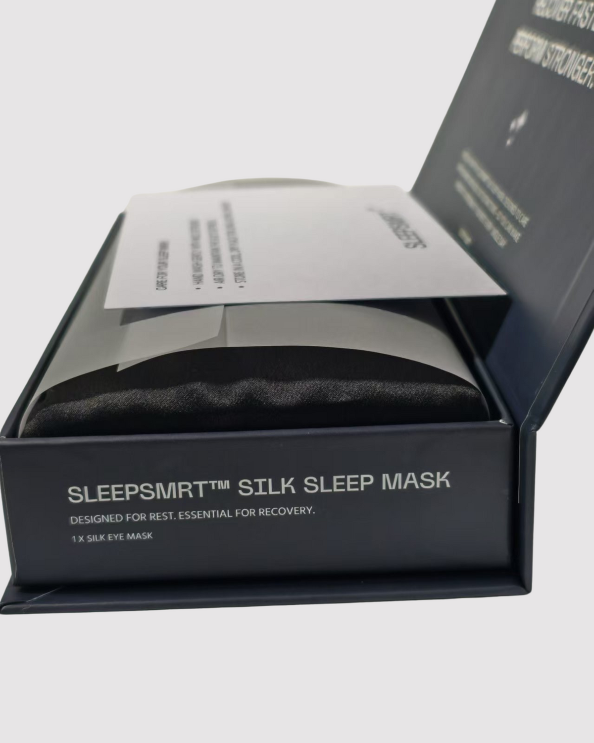 Blackout Silk Sleep Mask - 100% Pure Silk Ultra Soft Adjustable Strap for Deep Sleep & Total Comfort