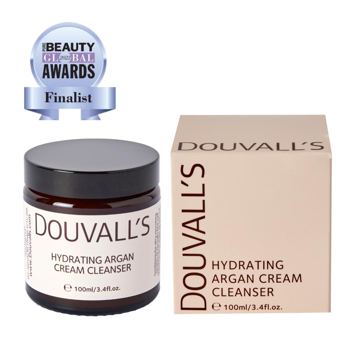 Douvall's Organic Argan Nourishing Cream Cleanser 100g | Deep Cleanse, Hydrate, and Nourish Naturally