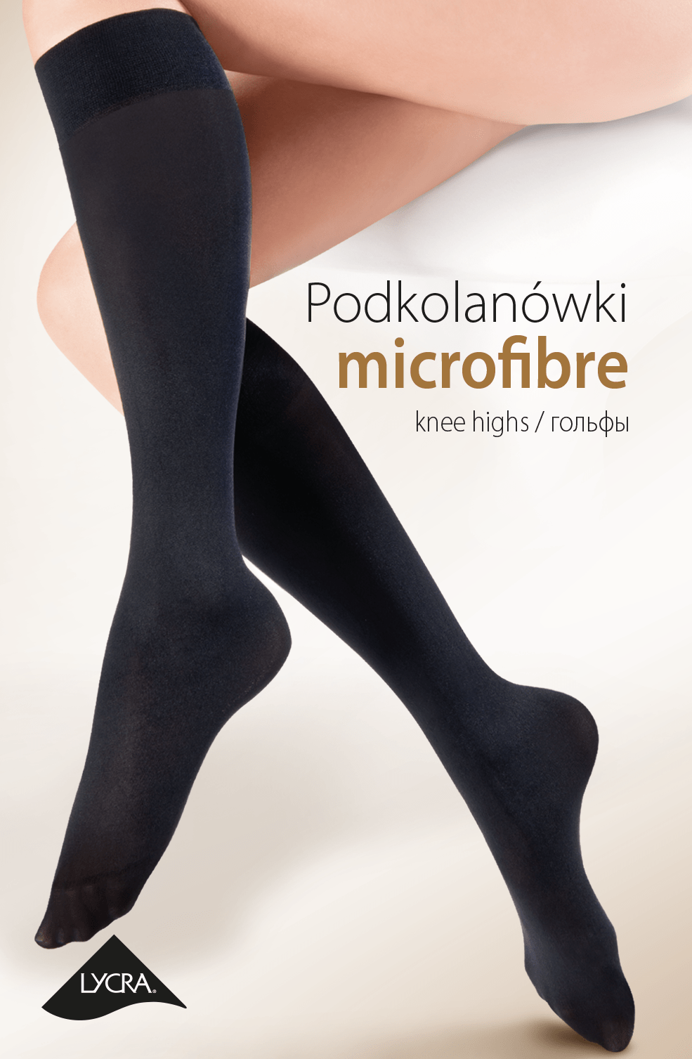 Gabriella Microfibre 501 Knee Highs One Size Black