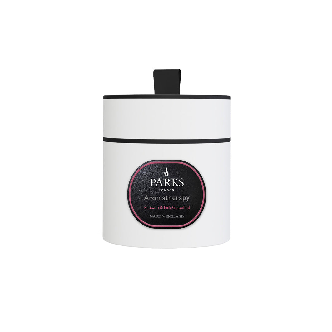 Parks London Aromatherapy Rhubarb & Pink Grapefruit Candle 220g