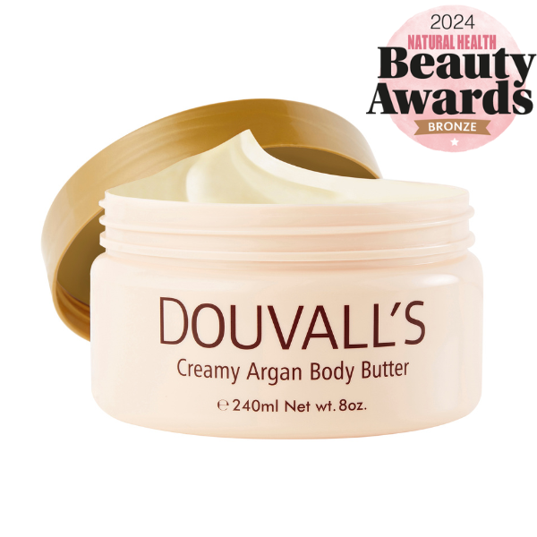 Douvall's Organic Creamy Argan Body Butter Vanilla 240ml