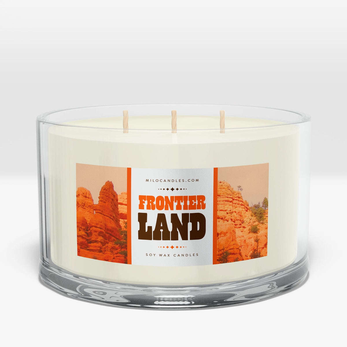 Frontier Land Candle | Wood Leather Fragrance 50cl Candle