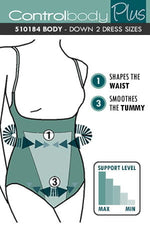 Control Body 510184 Open Bust Shaping Body Skin Beige