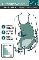 Control Body 510184 Open Bust Shaping Body Skin Beige