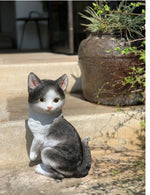 Garden Ornaments Cartoon Animals Cute Kittens