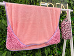 Blushing Leopard - Dog Microfibre Towel + Carry Bag