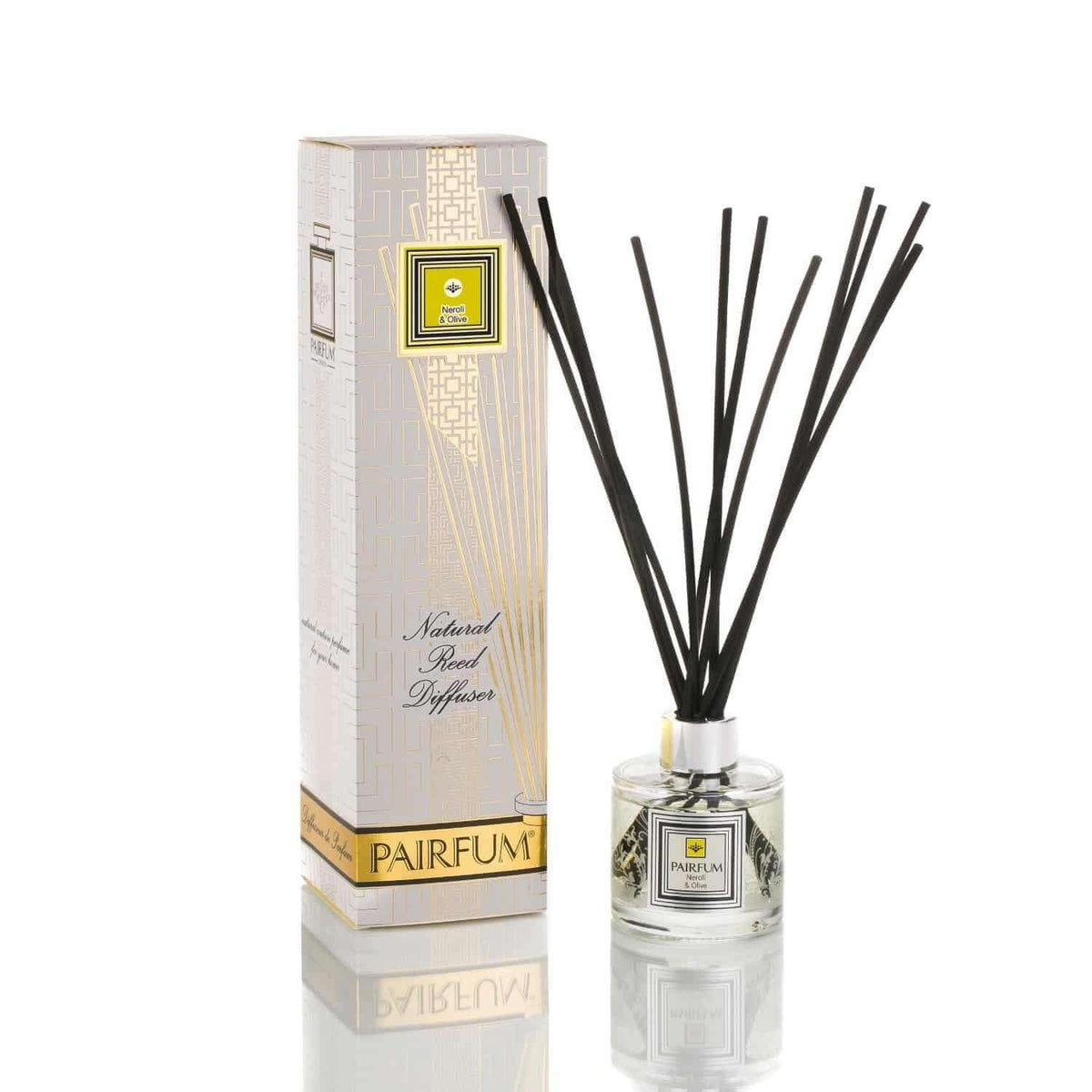 Pairfum London Luxury Reed Diffuser Classic Neroli & Olive 100ml & 10 Reeds Default Title
