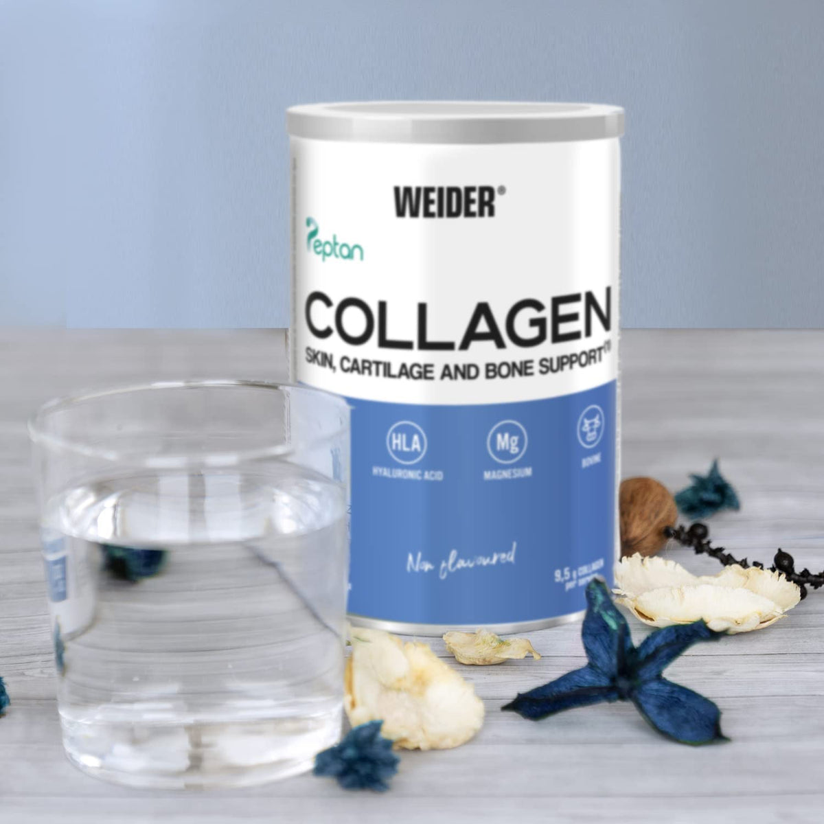 Weider Collagen Peptide Powder, Hyaluronic Acid 300g 30 days Supply