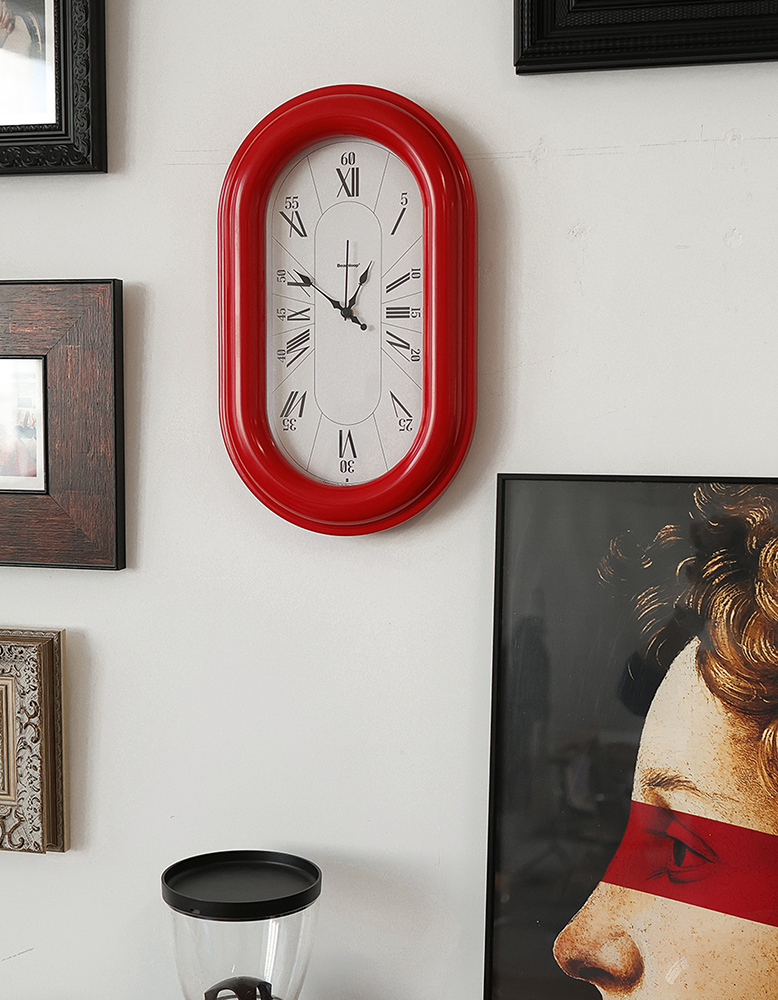 Arjun Clock Wall Living Room, Oval