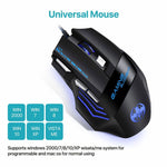 7200 dpi RGB Lighting Luminous Gaming Mouse 7-key Office Computer Mouse LED Gaming