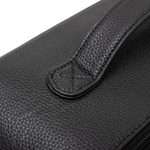 'Freya' Fold-Out Makeup Bag in Black