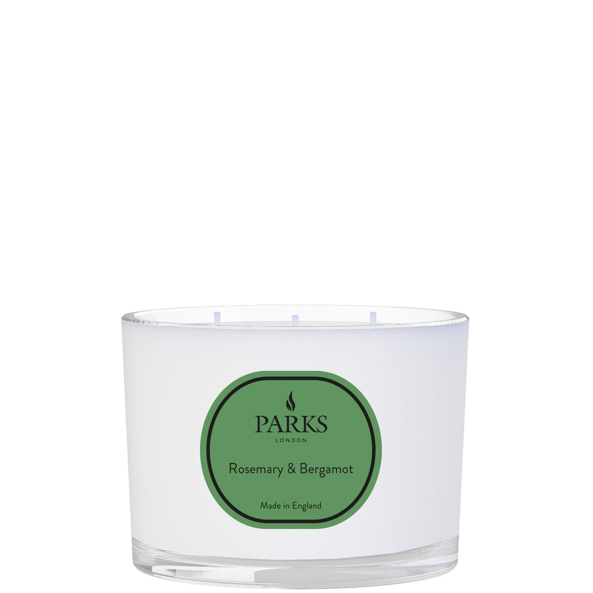 Parks London Vintage Aromatherapy Rosemary & Bergamot 3 Wick Candle 350g Default Title