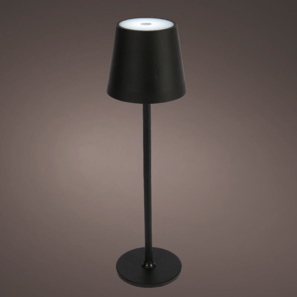 LED Rechargeable Indoor / Outdoor Table Lamp - Black