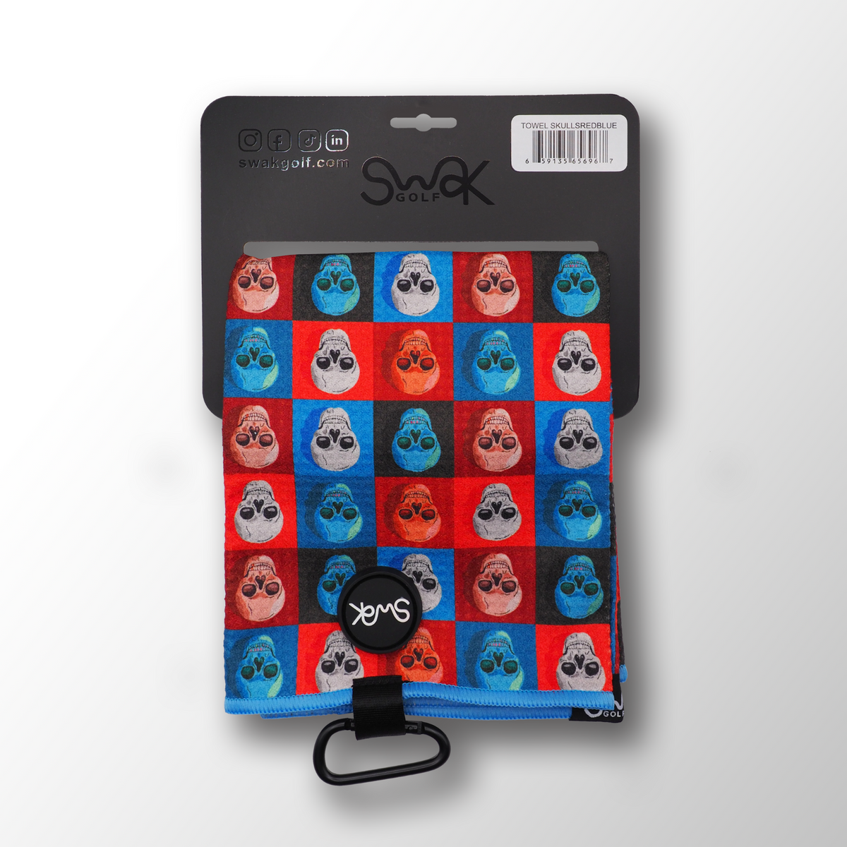 Skulls Golf Towel