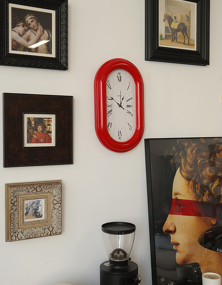 Arjun Clock Wall Living Room, Oval