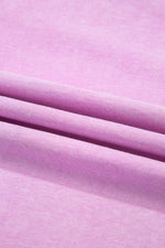 Two Piece Mineral Wash Cotton Loungewear Set