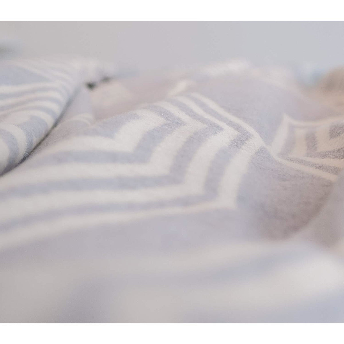 Atlantic Blankets Grey Parasol Single Size Throw Bed Blanket