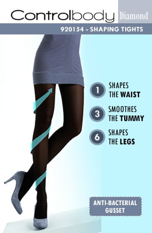 Control Body 920154 Shaping Tights Nero Black