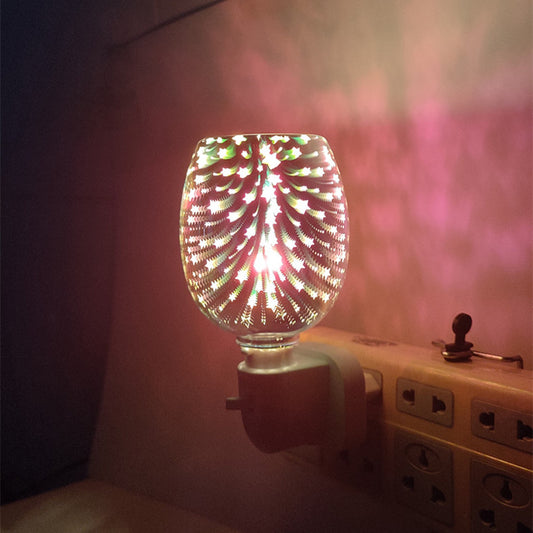 3D Glass Aromatherapy Wax Melting Lamp Small Lamp - ScentiMelti Wax Melts