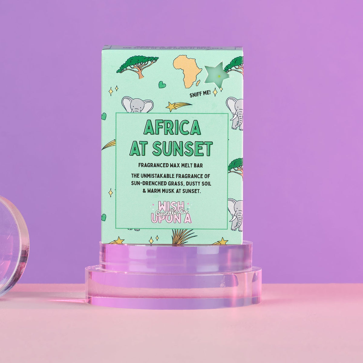 Wish Upon A Candle Co® Luxury Wax Melt Bar - Pick Your Fragrance 80g Africa at Sunset